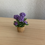 3 紫陽花　籠模様の鉢