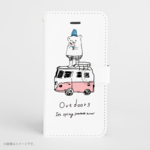 Original手帳型iPhoneケース「Outdoors_ kakigori」