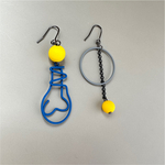  【金具変更可能】BLUE×YELLOW