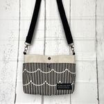 ☆北欧風柄生地と帆布のサコッシュ☆ショルダーバッグ☆