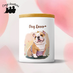 【 ロイヤル ブルドッグ 】 キャニスター　保存容器　お家用　プレゼント　犬　ペット　うちの子　犬グッズ