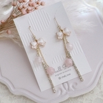 《再販》鈴蘭ピアス＊イヤリング　くすみpink