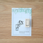 シリンダーベース - cylinder vase - [ラバースタンプ]