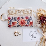 インド刺繍のミニポーチ