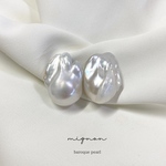 バロックパール　バロックパールピアス　バロックパールイヤリング