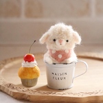 cafeセット🧁羊さん（ピンク）