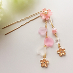 【再…販】花びら ひらひら 桜のミニかんざし