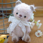 ピンク色の小さなベア　*sabobear*