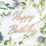 Happy Birthday　ハッピーバースデー 木製　レターバナー