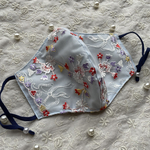 《刺繍レースマスク》カラフルミニフラワー⋆⸜♡⸝‍⋆3サイズ 抗菌加工生地