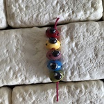 てんとう虫のとんぼ玉6匹セット　A