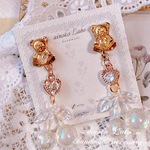 ❤︎ aurora Cherry bear earring ❤︎