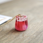 ［ちいさな硝子のカヌレ］ネックレス