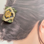 インド刺繍リボン ポニーフック