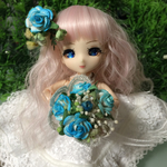 オビツ11用 花嫁小物セット（青）