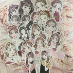 ☆コラージュ素材  女の子 ダイカット☆ 18枚