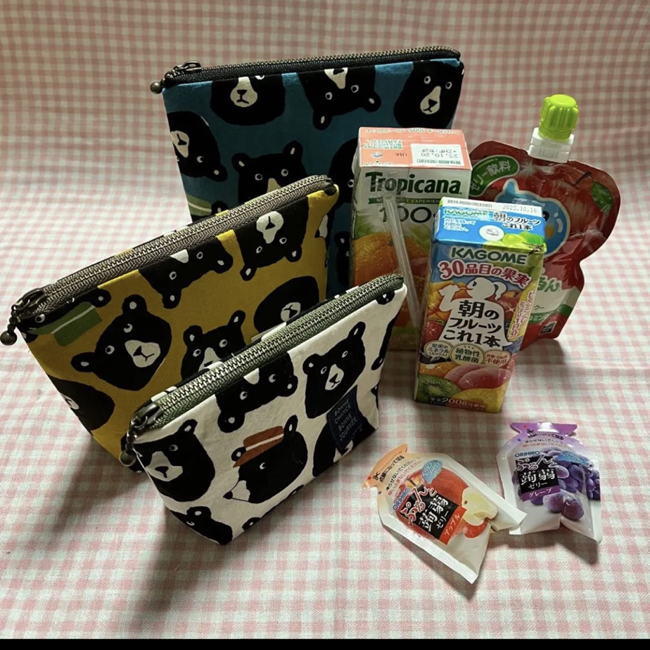 保冷ポーチ くまさん ハンドメイド - h☆made'S GALLERY | minne byGMO