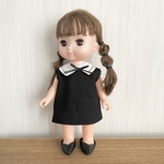 ロゴカラーワンピース♡韓国風メルちゃんソランちゃん服ハンドメイド