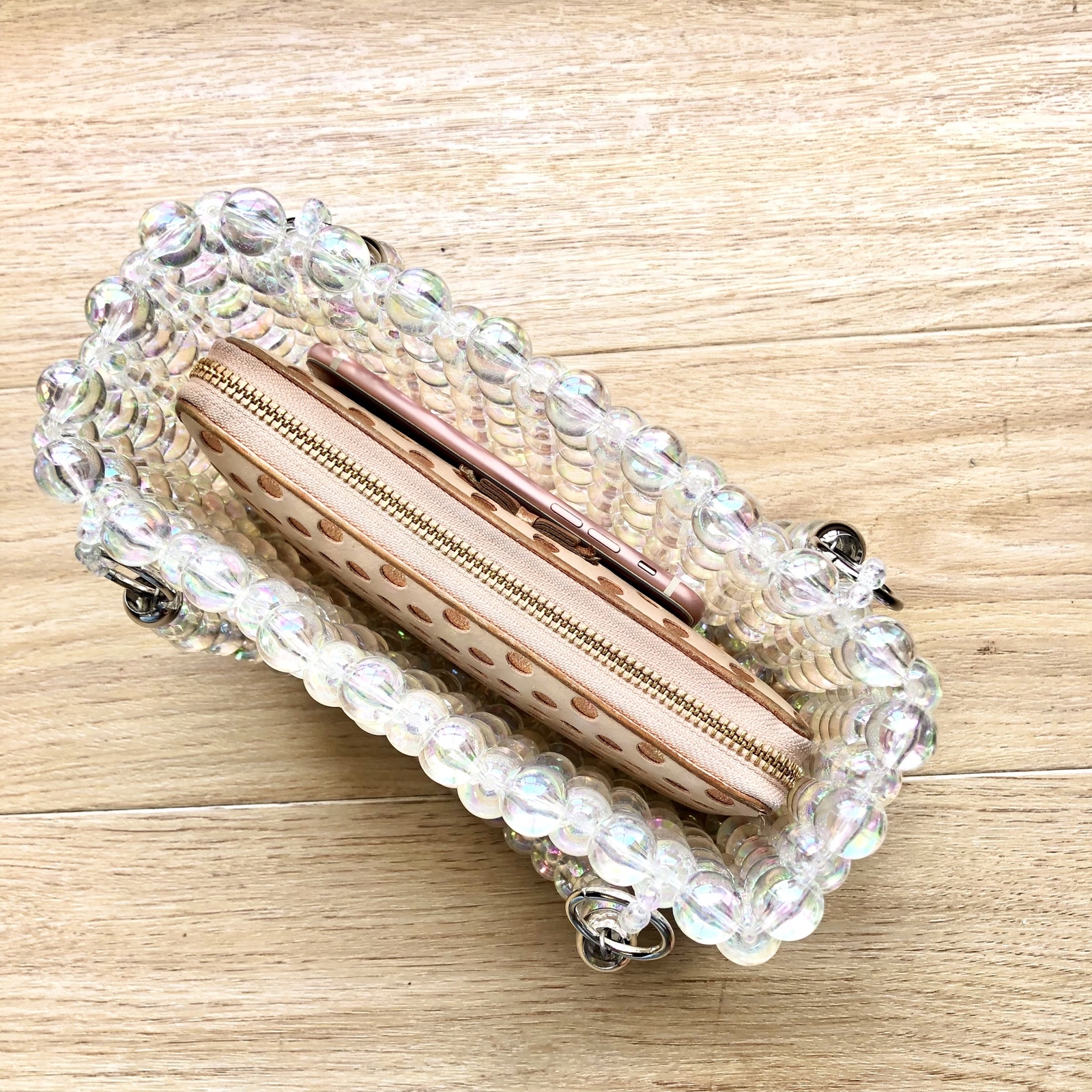 mizue ビーズバッグ ハンドル付きビーズ刺繍バッグ＊ | エメ・ショップニュース