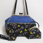 笹さま専用・オーダー品・がま口バッグ(大)