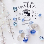 clear mini blue