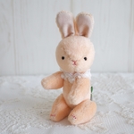 約16cm ぬいぐるみ うさぎさん パステルオレンジ 