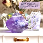 163＊紫陽花のティーポット＊　ミニチュア　ドリンク　シルバニア　ジュース　ドールハウス　リカちゃん　ミディブライス