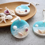 夏季限定✤ メッセージラベル可能 ♡ アロマワックスサシェ mini ～summer beach～