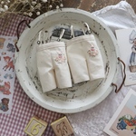 うさぎさん刺繍サロペット