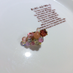 ピンクグラデーションイヤーカフ