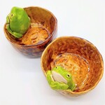 飴釉かえる椀