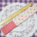 有輪商会☆yuwaスラブ花柄裏地付きものさし袋h