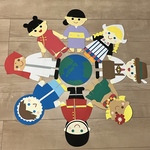 tocotoco211様専用⭐︎「世界の子どもたち🌏壁面」