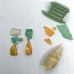 海洋プラスチックのアップサイクルピアス