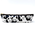 Miya様リクエスト品💖パンダいっぱい🐼　マチありラミネートペンケース　20cmファスナー