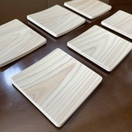 maki8cat様専用　木皿90×90 6枚セット