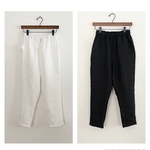 たまの日常さまオーダー品★厚手リネンのサルエルパンツ