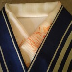 正絹　絽の半衿(あ)　昭和レトロ　夏半衿　古布
