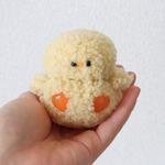 【受注生産】まるまるひよこちゃんのぬいぐるみ (もちもち)
