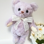 ラベンダーモヘア テディベア 18cm