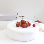 Two  ワイヤー　ケーキトッパー　ブロンズ　𝑤𝑖𝑟𝑒 𝑎𝑟𝑡  お誕生日飾り　英字　文字