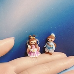 再販　ミニチュア　七夕　織姫&彦星　ハンドメイド