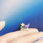 ミニチュア　七夕飾り　おナスさん　ハンドメイド