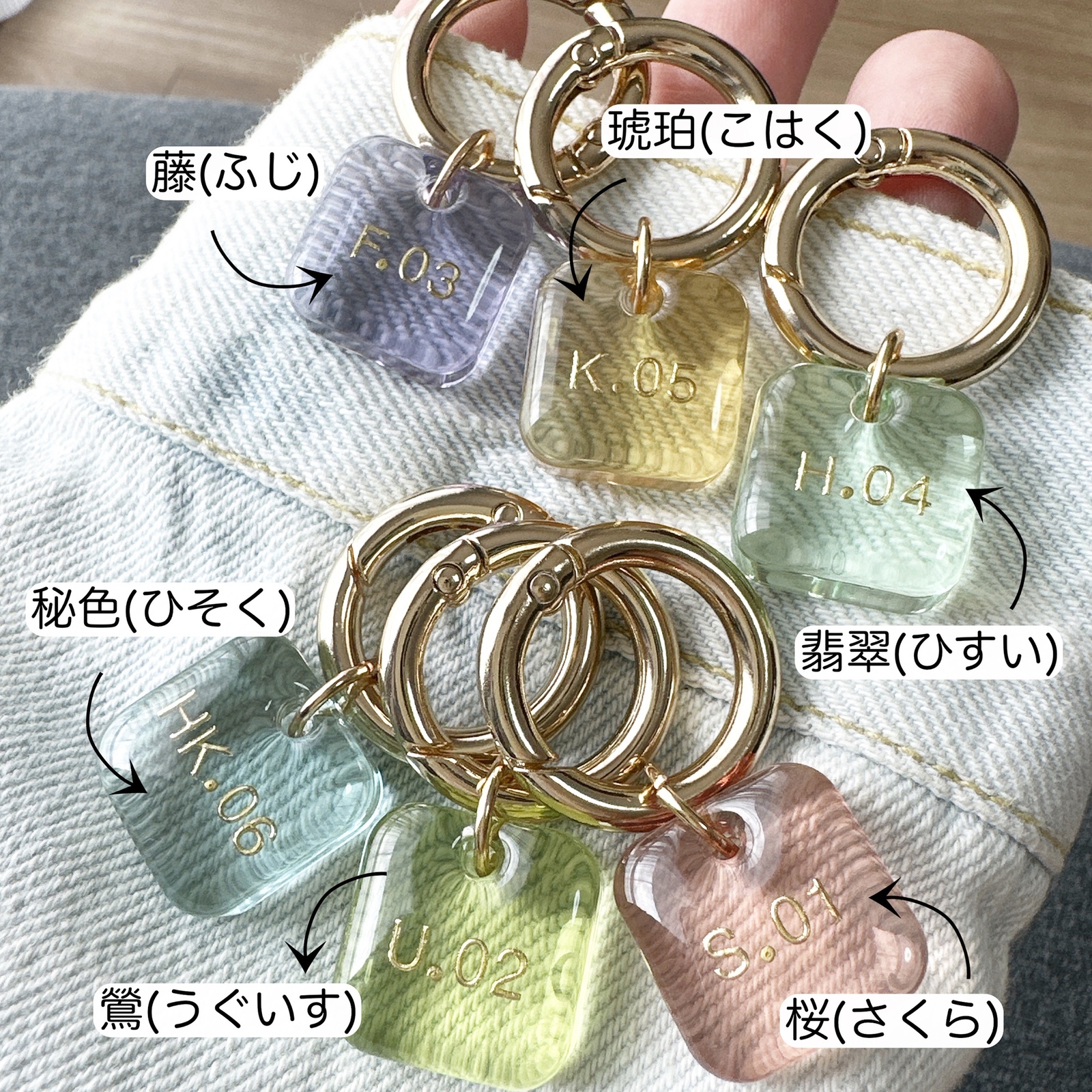 ⭐️あいき⭐️ページ。名入れチャーム、キーホルダー 推し活にもオススメ♡【キャンディーチャーム】全13色