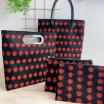 ◆hoshi513様専用◆持込帯◆Ａ４バッグ／クラッチバッグ／ポーチ２点／ブラック系／帯リメイク