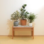 天然石の観葉植物ラック(中)　多肉植物寄植えプランター　 フラワースタンド　花台飾り置き台に最適　北欧デザイン　