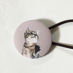 可愛い猫ちゃん　　くるみヘアゴム 