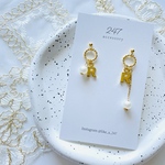 【NEW】"Your"イニシャルピアス　large「R」