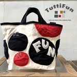 tuttifun＊黒と赤のmaru バッグ