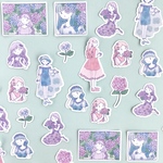 フレークシール79 紫陽花ガールズ